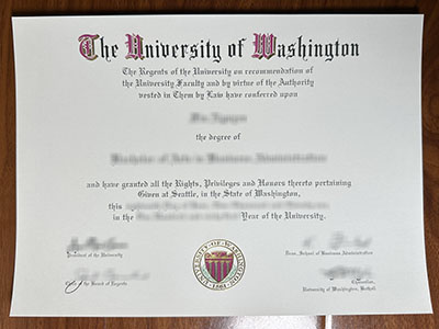 University of Washington diploma